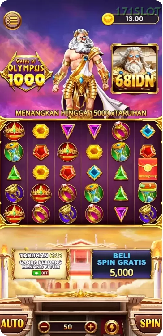 Cuplikan layar MPO666 — menu navigasi