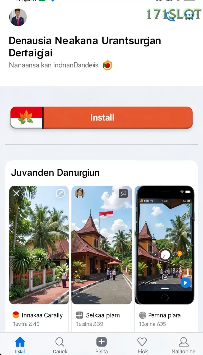 Cuplikan layar HARTA138 — halaman utama